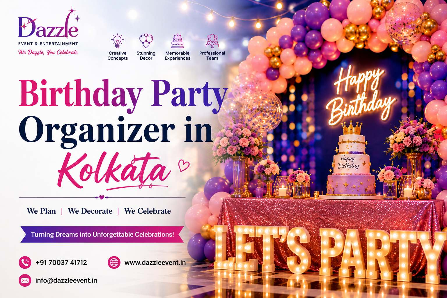 Birthday Party Organizer in Kolkata