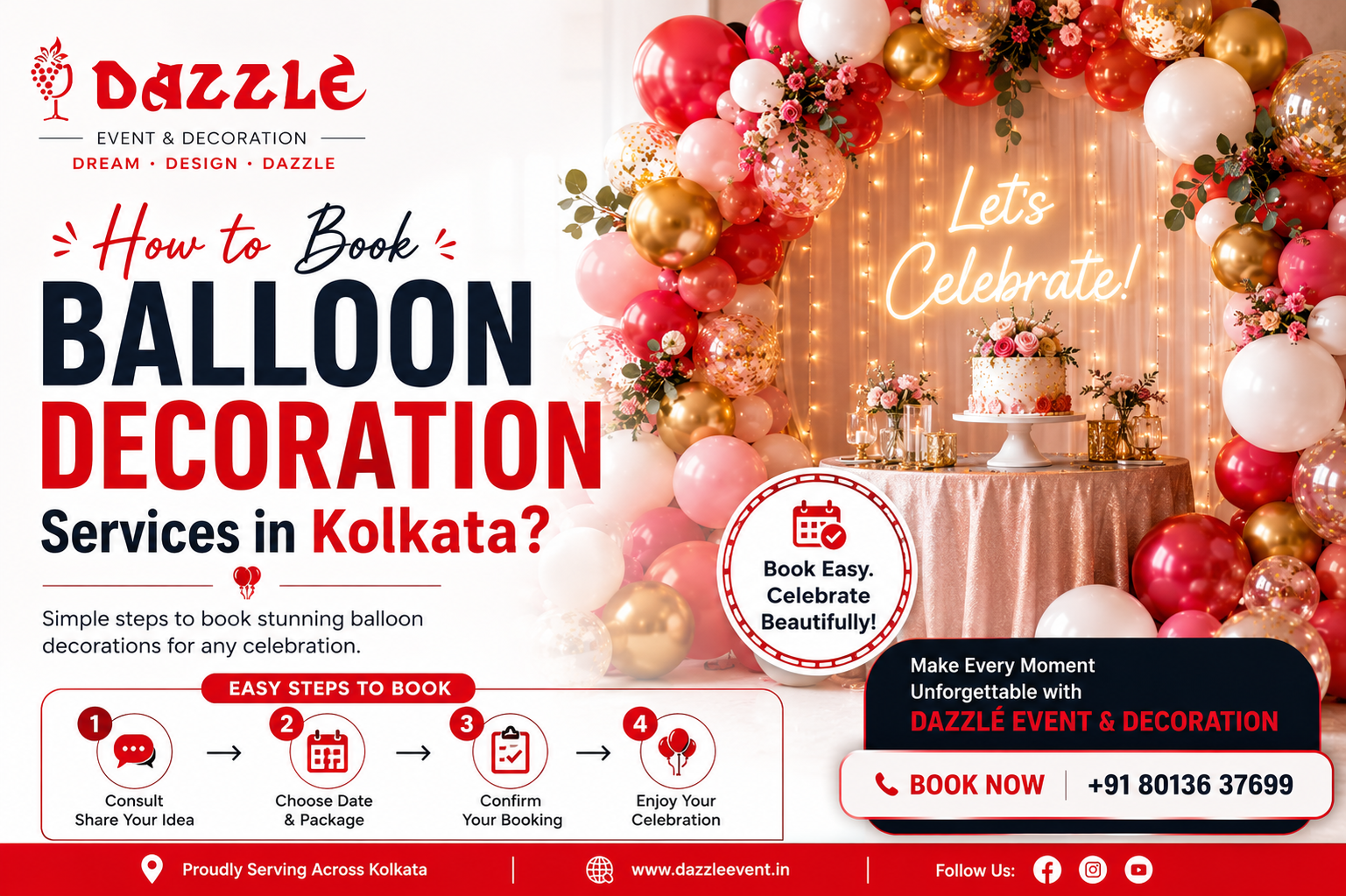 Balloon Decoration Services in Kolkata